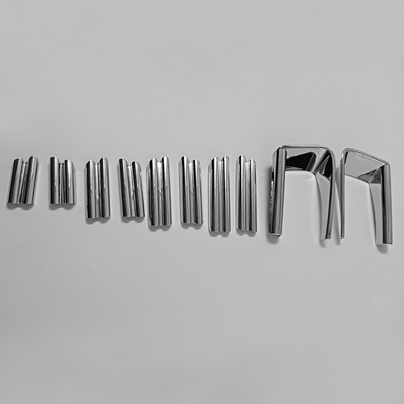 for Toyota Alphard 30 Series Front Bumper Trim Protector Strip Fog Lamp Fog Light Garnish Strip Chrome Decorative Strip