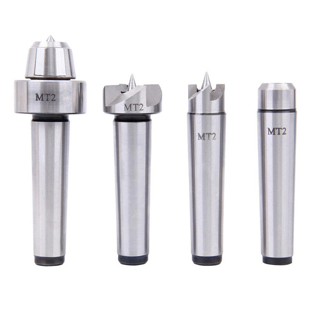 4Pcs MT1/MT2 Hout Draaibank Draaien Tool Spur Live Center Set Taper Tool Voor Hout Metaalbewerking Vervelen Losse Kop draaibank Freesmachine