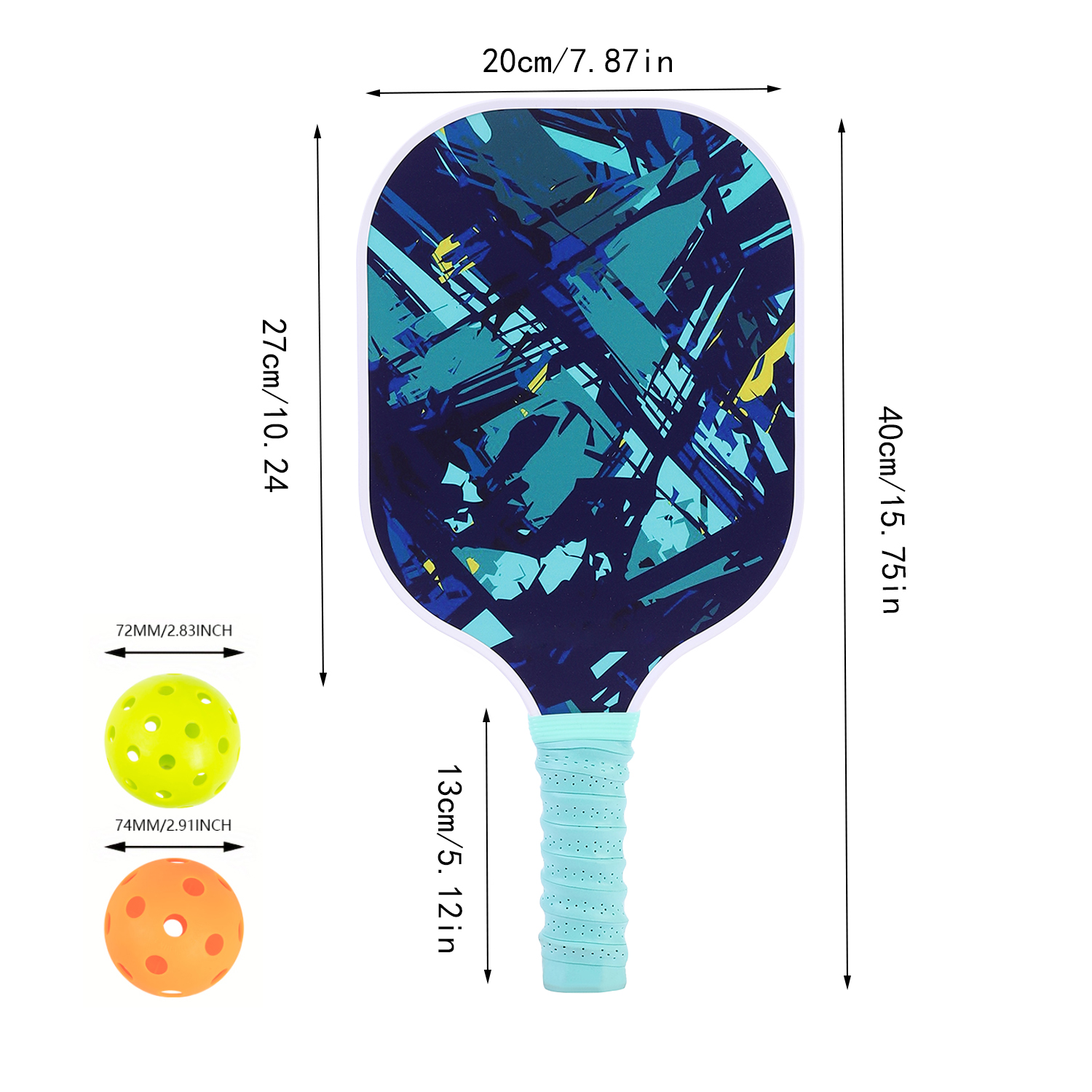 Pickleball rackets van koolstofvezel, usapa-goedgekeurde pickleball set, rackets, strandtennis, sport, buitenracket, cricketbal