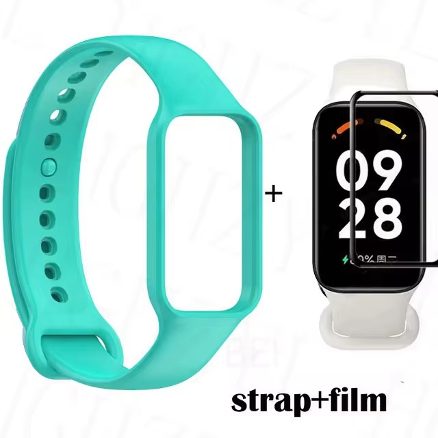 Offizielles Armbinde für Amazfit Band 7, Sport-Handgelenk-Ersatzarmband, weich, für Amazfit Band 7, Sport-Armbinde-Zubehör: Weiß Schwarz