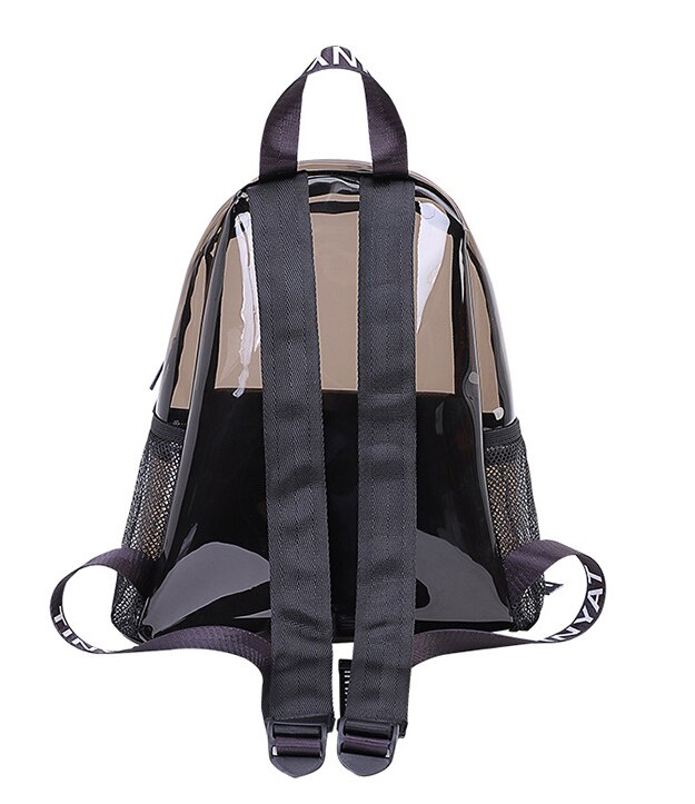 Chuwanglin claro pvc mulheres mochila transparente moda mochila de viagem mochila escolar saco para adolescentes meninas a52504