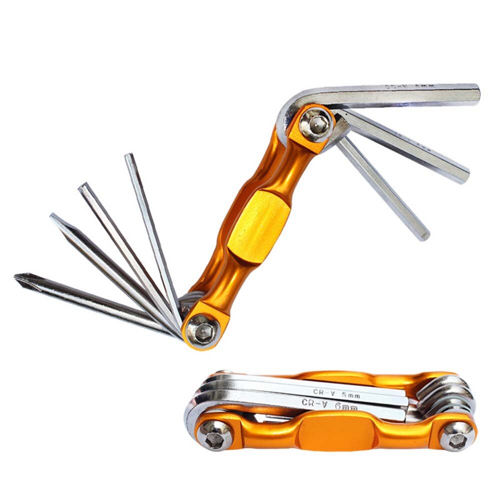 7 in 1 Bike Tools Sets Mountain Bike Cycling Multi Repair Tool Kit Pin Key Carbon steel Pin Wrench For Riders