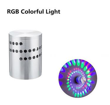 3W RGB Led plafond verlichting restaurant ktv gangpad woonkamer balkon lamp moderne led verlichting voor home decoration armatuur: colorful