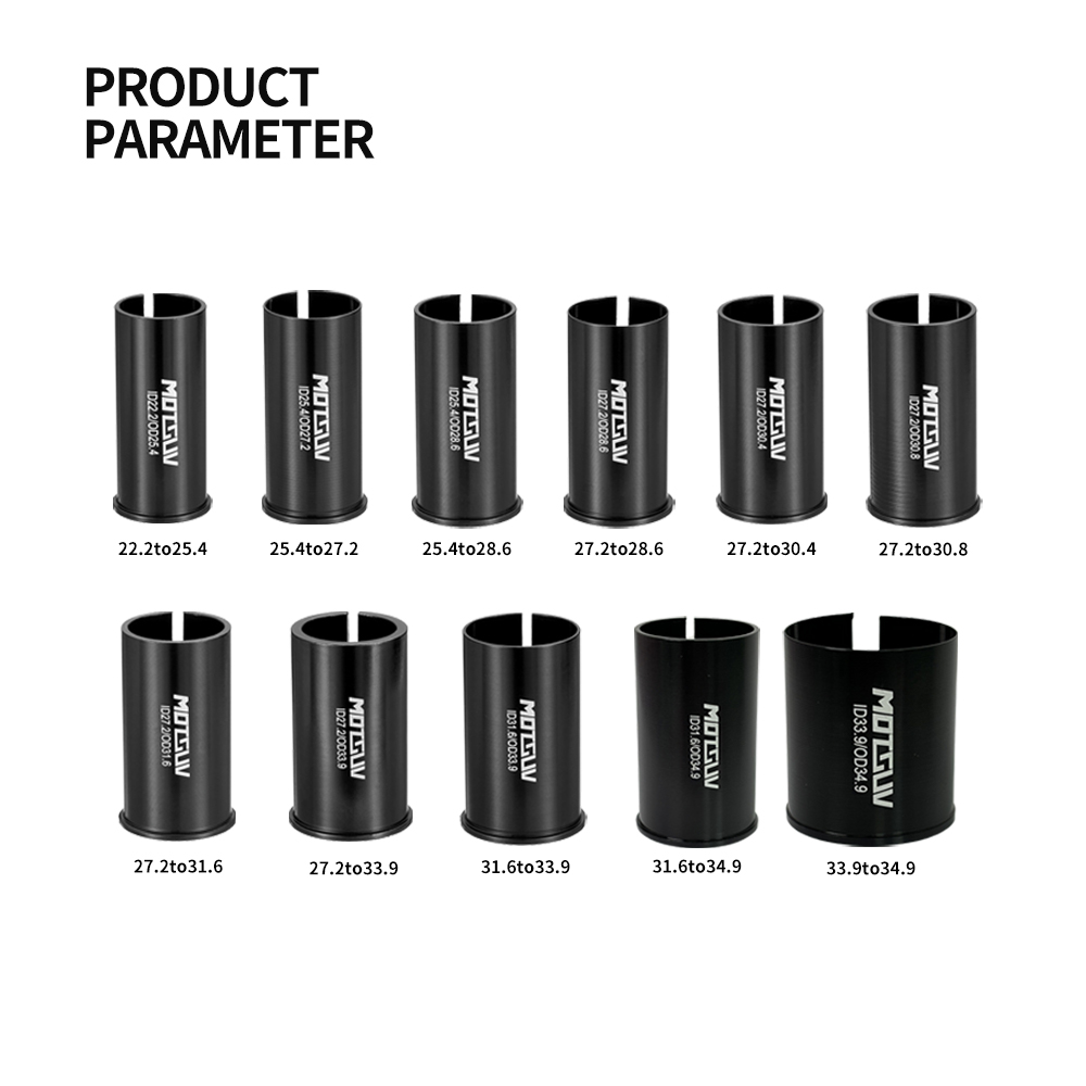 MOTSUV Fahrrad Sattelstütze Adapter Legierung Hülse Konvertieren Sattelstütze Rohr Konvertierung Adapter 25,4 27,2 28,6 30,4 30,8 31,6 33,9 34,9mm
