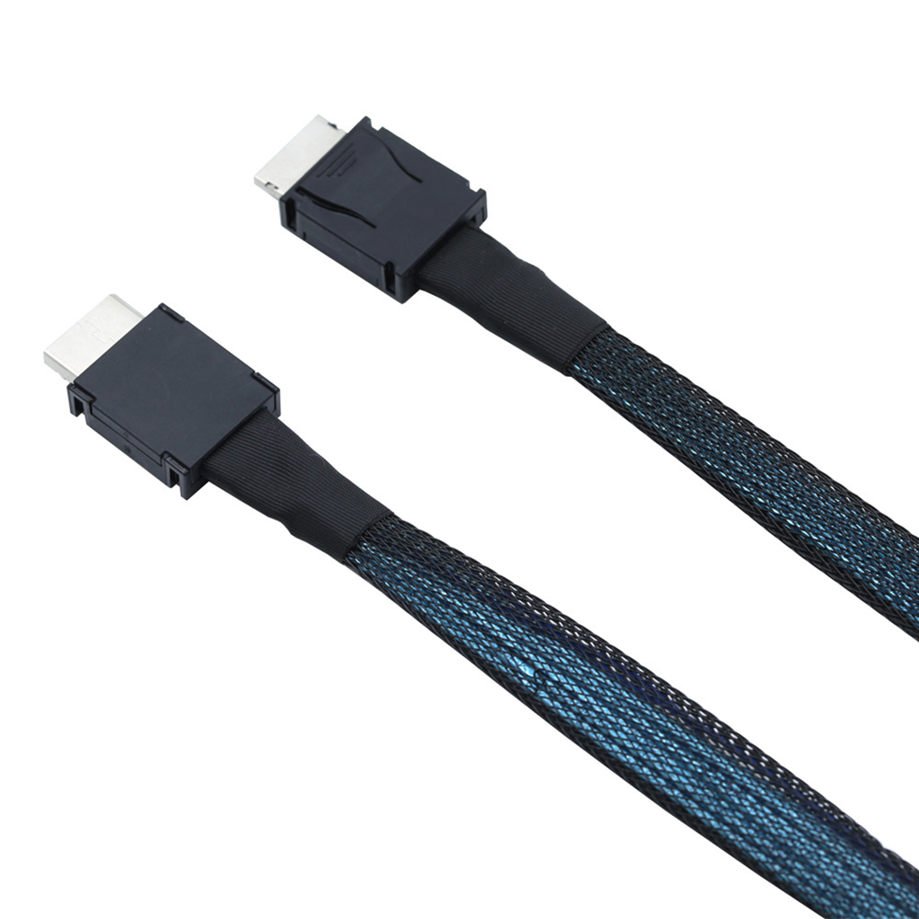 PCIE Oculink SFF 8611 4I Naar MINI SAS SFF-8611 4I Server Super Speed Kabel Data Verlengkabel Man-Man Data Transfer lijn