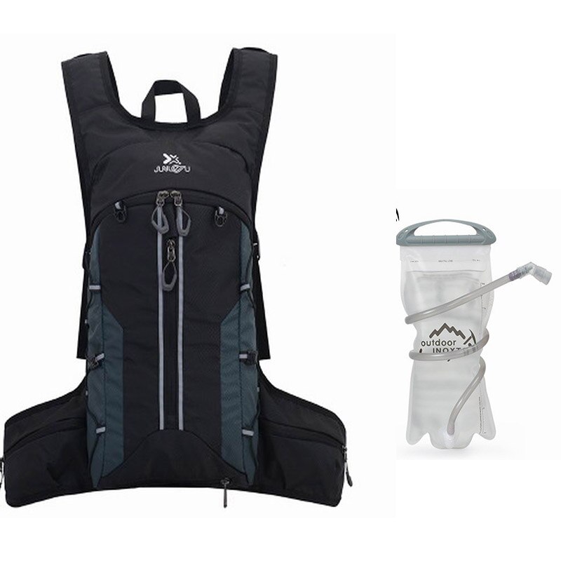 20L Waterdichte Fiets Rugzak Outdoor Sport Hydratatie Fietsen Tassen Grote Capaciteit Camping Bike Mochila Mtb Fiets Bag Pack: Black / With Water Bag