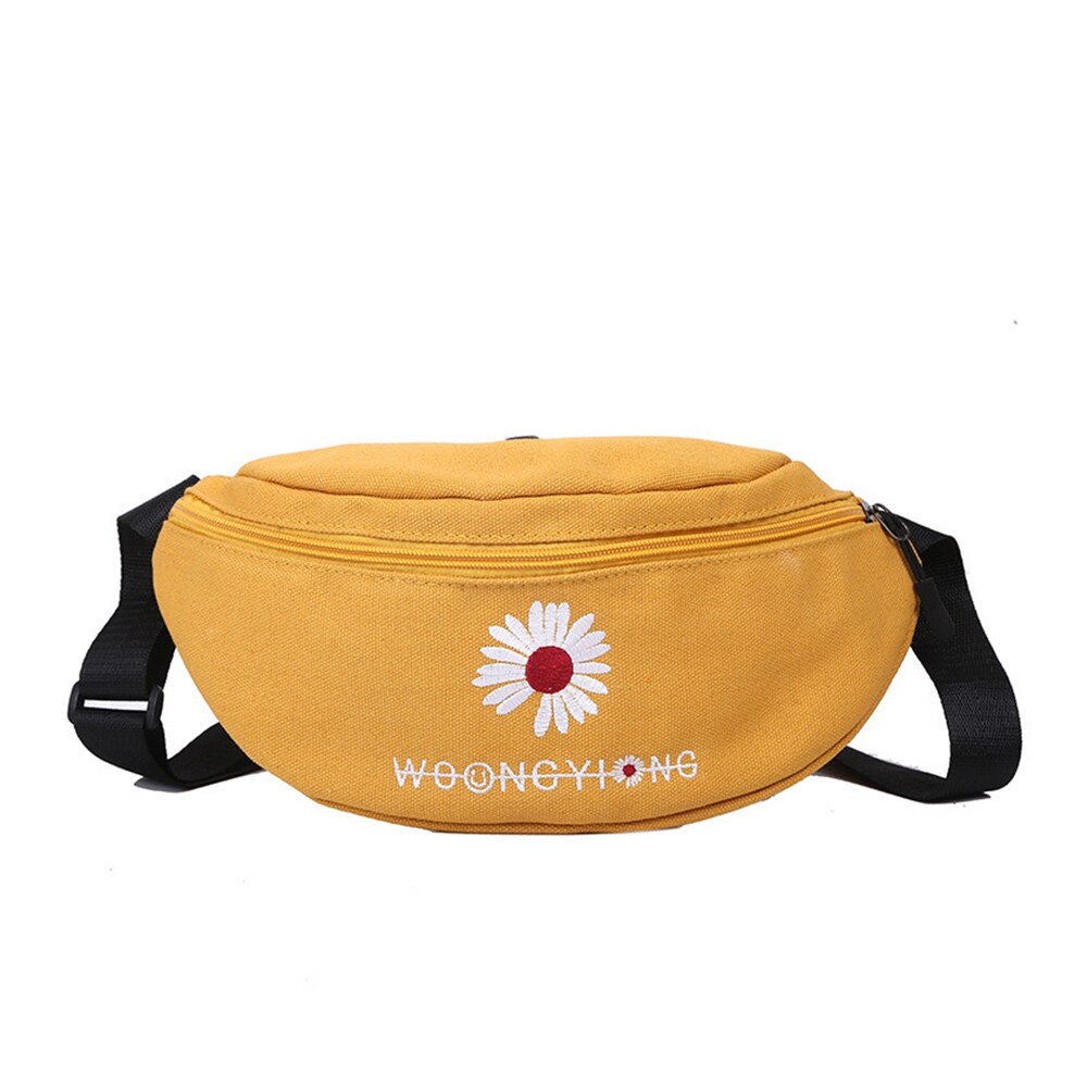 Waist Bag Fanny Pack Women Belt Bag girl Trend Chest Packs Banana Bags Canvas Material Hip Hop Package Bum Bags