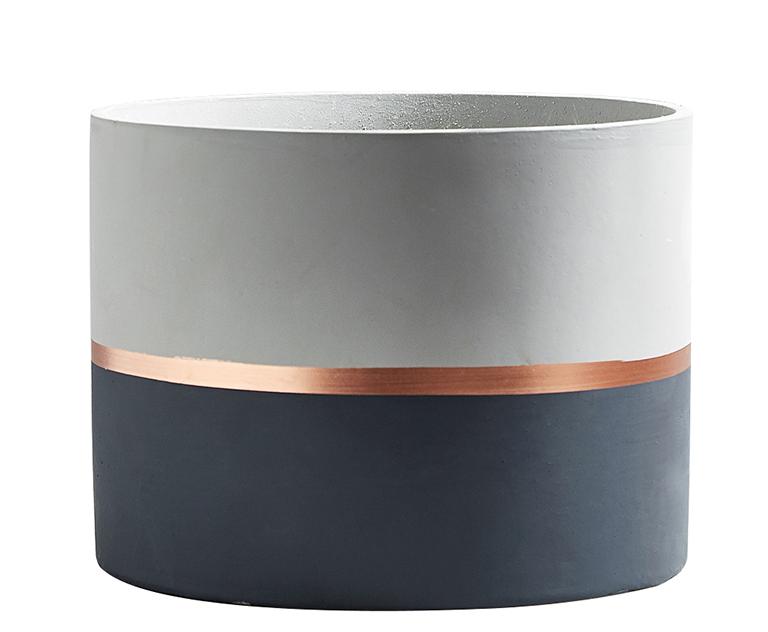 Modern Style Cement Flower Pot Simple Personality Large Fleshy Flower Pot Green Planter Flower Gardening Decoration