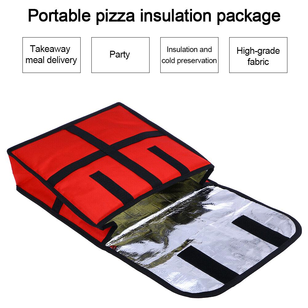 11 Inch Pizza Isolatie Zak Voedsel Behoud Pakket Draagbare Ice Pack Waterdicht Voedsel Opslag Pouch Pizza Levering Zak