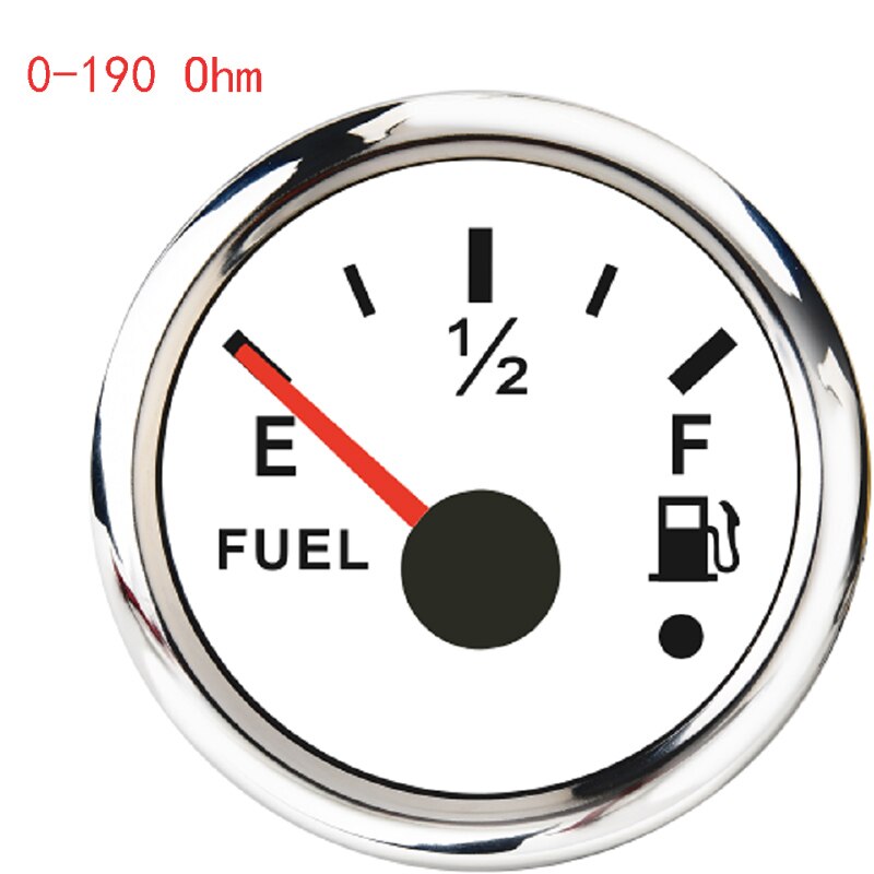 Indicateur De Niveau D'eau 0-190 Ohms - Pour Réservoir Voiture, Camion - Tension 9-32V, Diamètre 52 Mm
