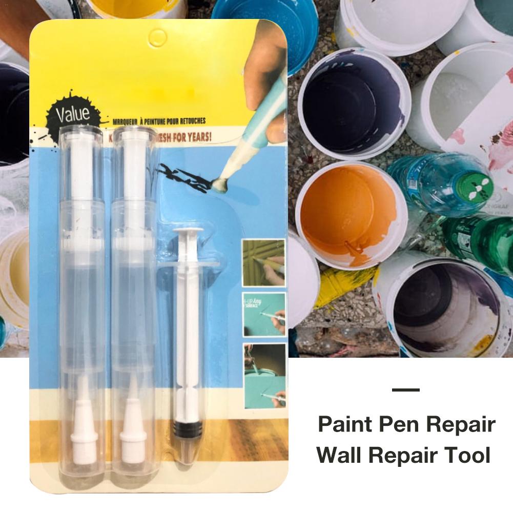 Verf Pen Reparatie Muur Reparatie Tool Patchen Tool Slobproof Touch-Up Invulbare Kwast Pen voor Interieur Verf