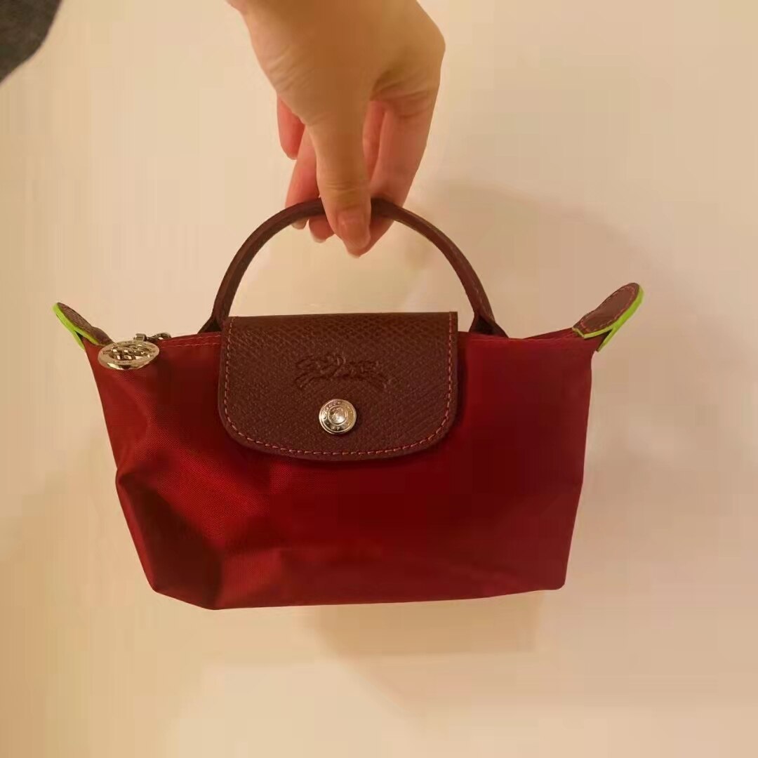 De Lc Geen. Mini Dumplings Pakket Leisure Joker Geneigd Schoudertas Met Pu Waterdichte Nylon Stof: red