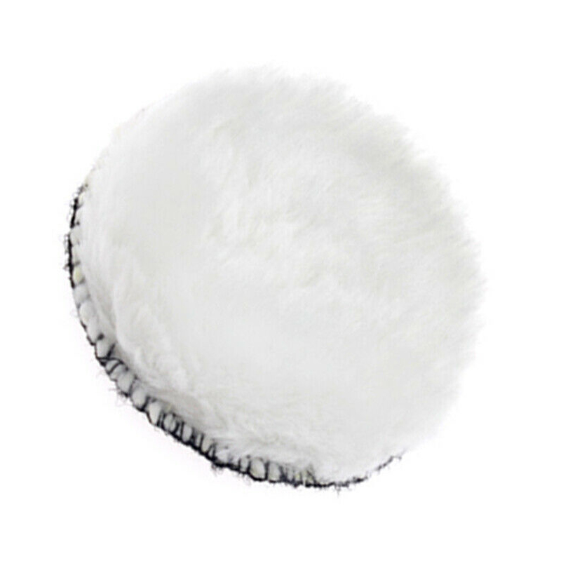 10pcs 3-Inch 75mm Car Polish Pad Circle Artificial Wool Buffing Polishing Buffer Pad Rotating Tools Kit For Car Waxing Polishing