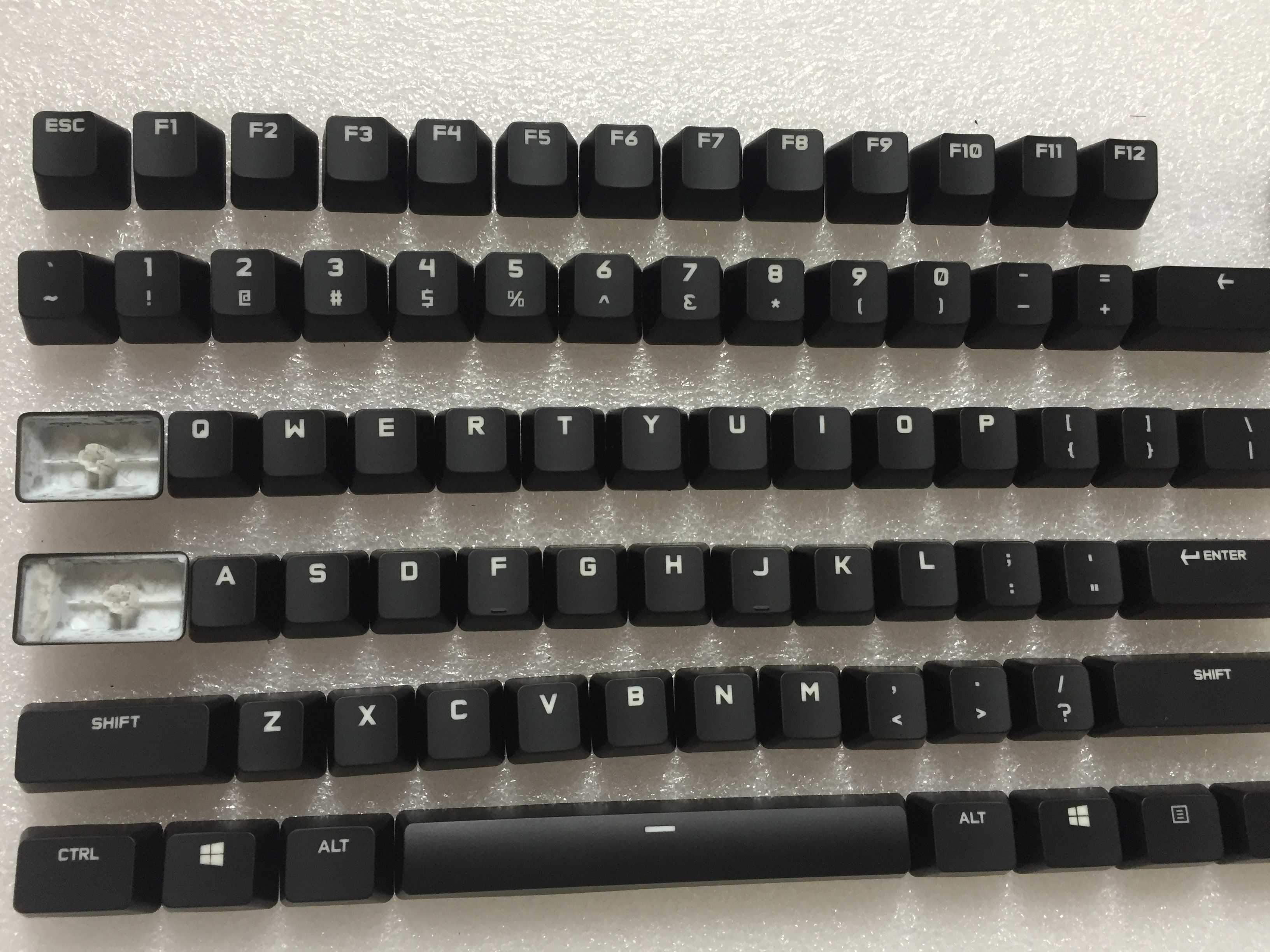 Ctrl alt tab spatie shift toetsen voor logitech mechanisch toetsenbord  g610 toetsen met gratis toetsenverwijderaar