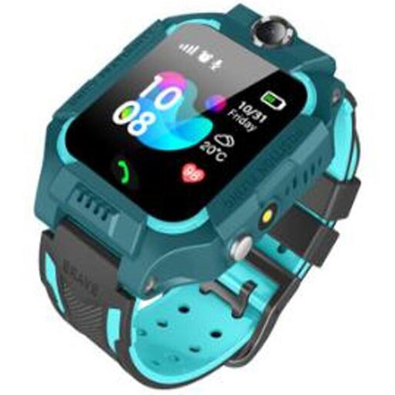 Q19 Smart Waterproof Watch Child Phone Smart Baby Watch Voice Chat Children Watch: Green