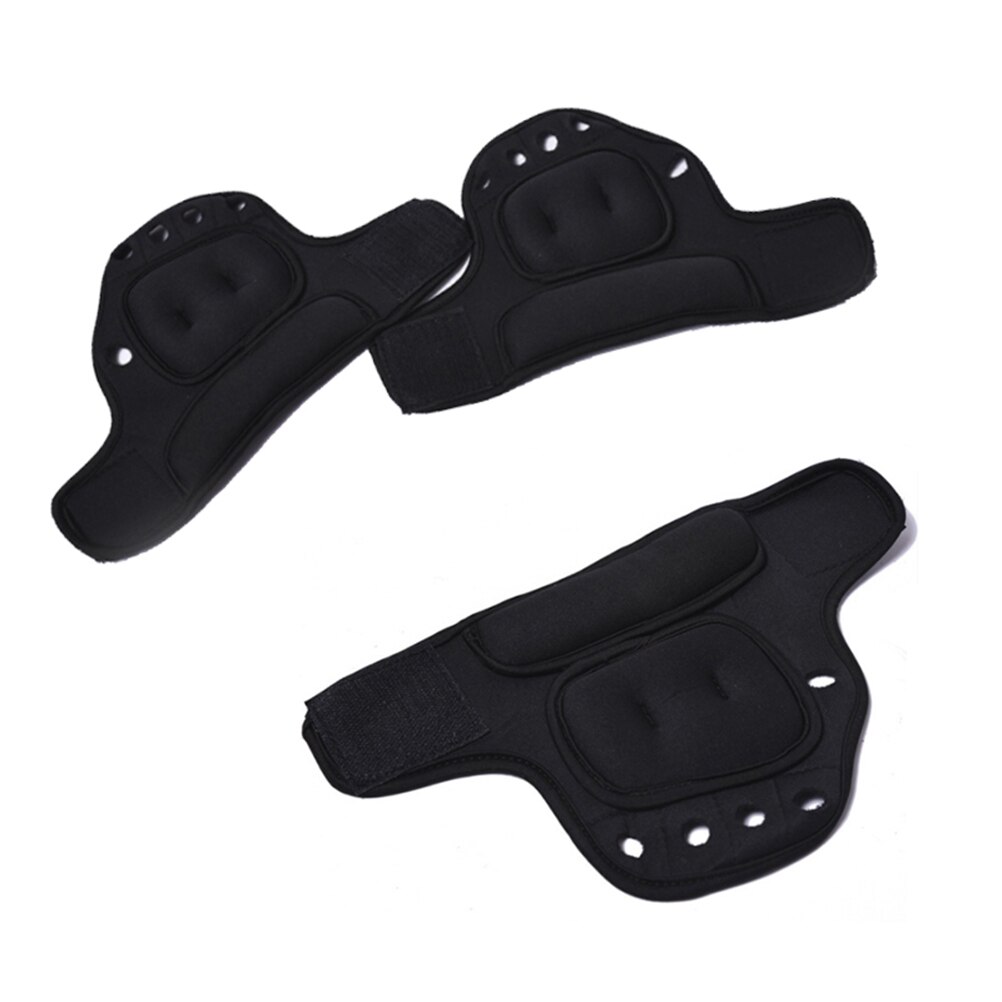 1KG Sports Fit Weighted Gloves Wrist Weight Resistance Fitness Training Glove Fingerless Gym Gloves Fitness Equitment