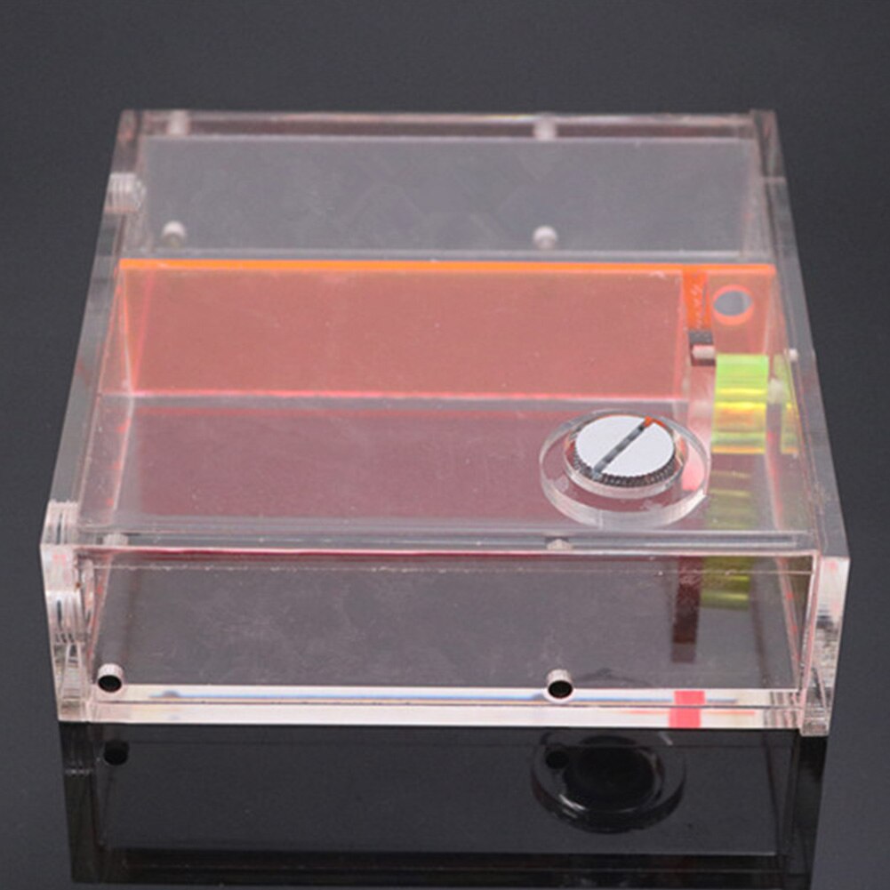 Bloc de cd-rom liquide pour accessoires pc réservoir de refroidissement par eau acrylique transparent réservoir de radiateur à lecteur unique ordinateur de bureau