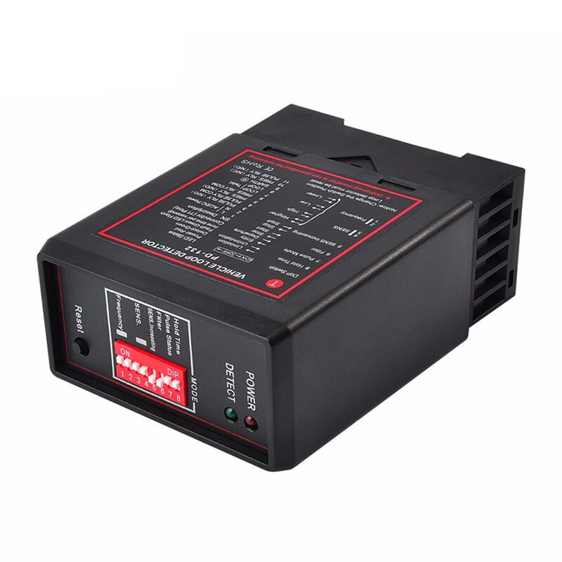 PD132 single-channel DC24v induction vehicle loop detector sensor for motor barrier door parking system vehicle loop detector