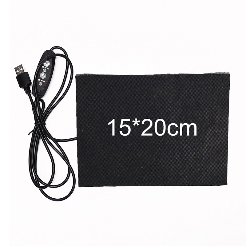 5v verwarmingskussen handwarmer usb verwarmingsfolie elektrische winter infrarood koorts verwarmingsmat koolstofvezel
