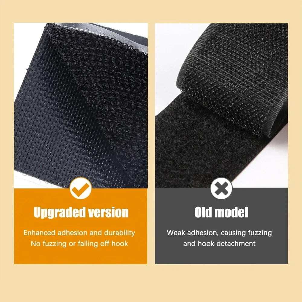 Cinta adhesiva de doble cara Extra fuerte, alfombrillas para el suelo del coche, organizador de cables de gancho y bucle autoadhesivo, sujetadores para alfombras para el hogar, 2/200x