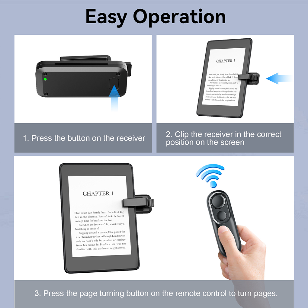 Remote Control Page Turner Camera Camcorder Remote Controls Clicker Page Turner Remote Control Extenders for kindle Paperwhite