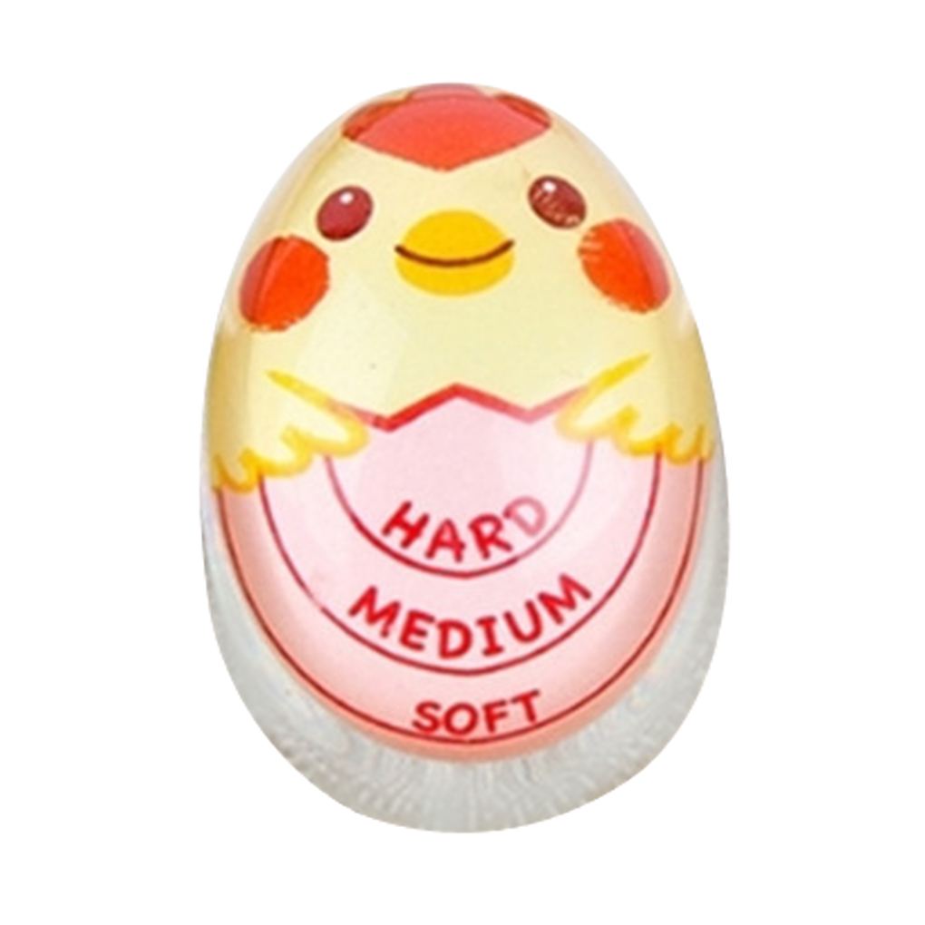 Egg Timer Soft Boiled Egg Perfect Color Changing Timer Cooking Kitchen Tool Resin Egg Cooker Observer Hard-boiled Eggs Artifact: Roze