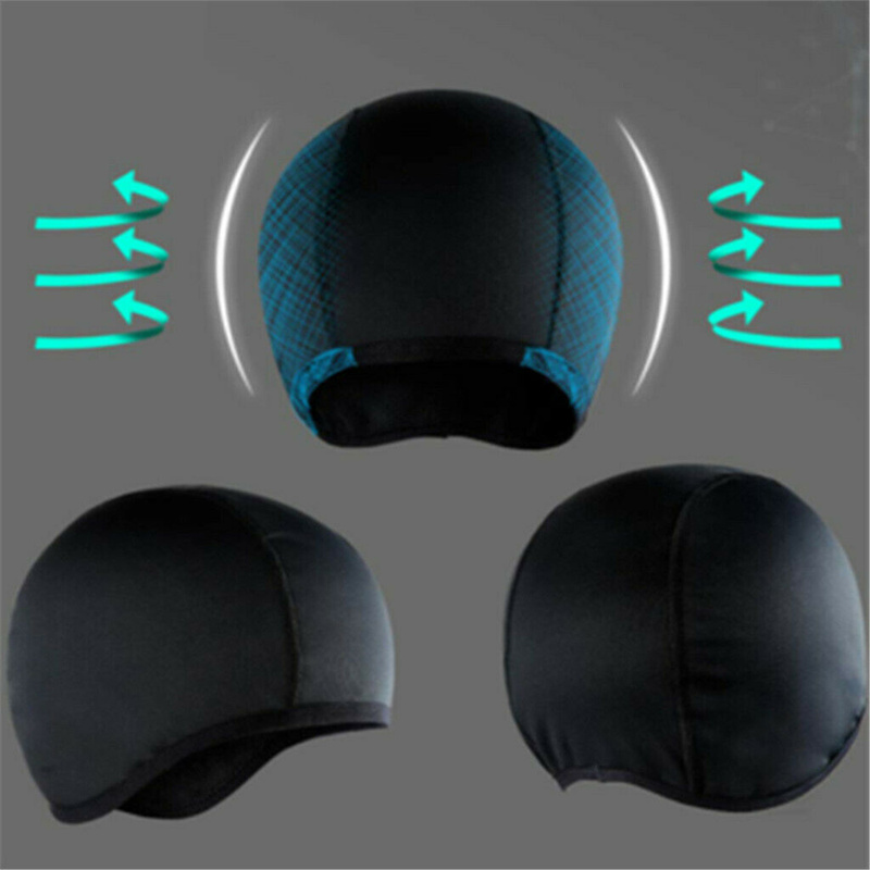 Unisex hurtigtørrende åndbar hat motorcykelhjelm i racerkappe under hjelm beanie cap beskyttelsesudstyr motorcykel tilbehør