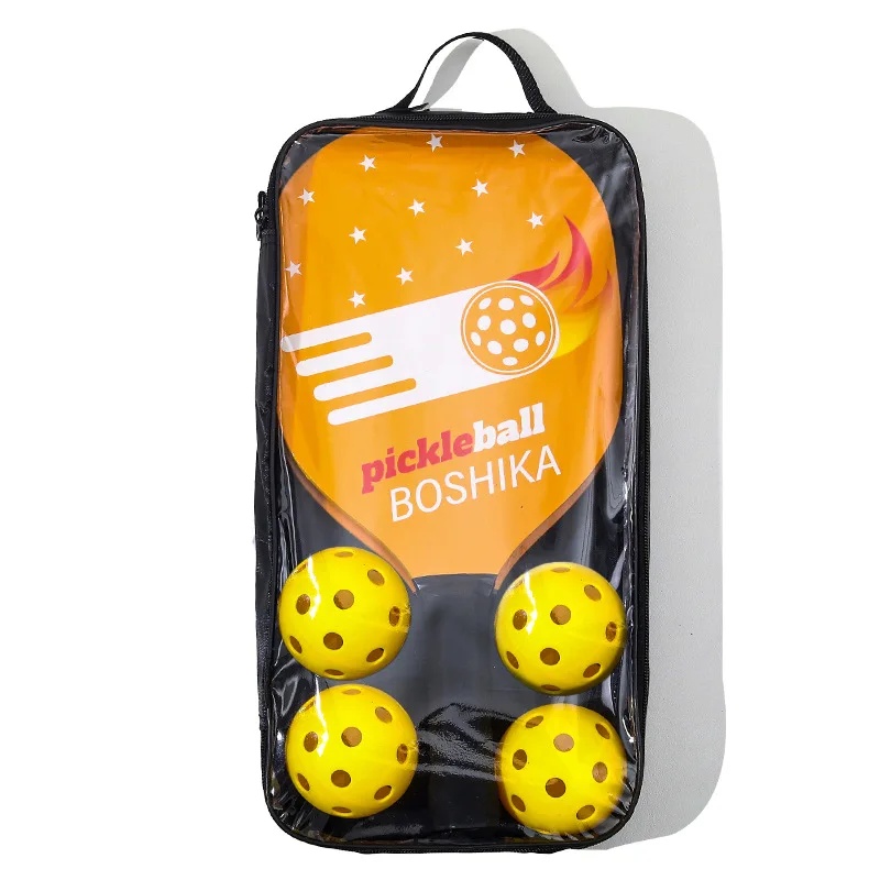 Padelschläger-Strandset aus Holz mit Ball, Outdoor-Sport, Fitnessgeräte, Kombination aus Badmintonschläger aus dem Festland China: WHITE