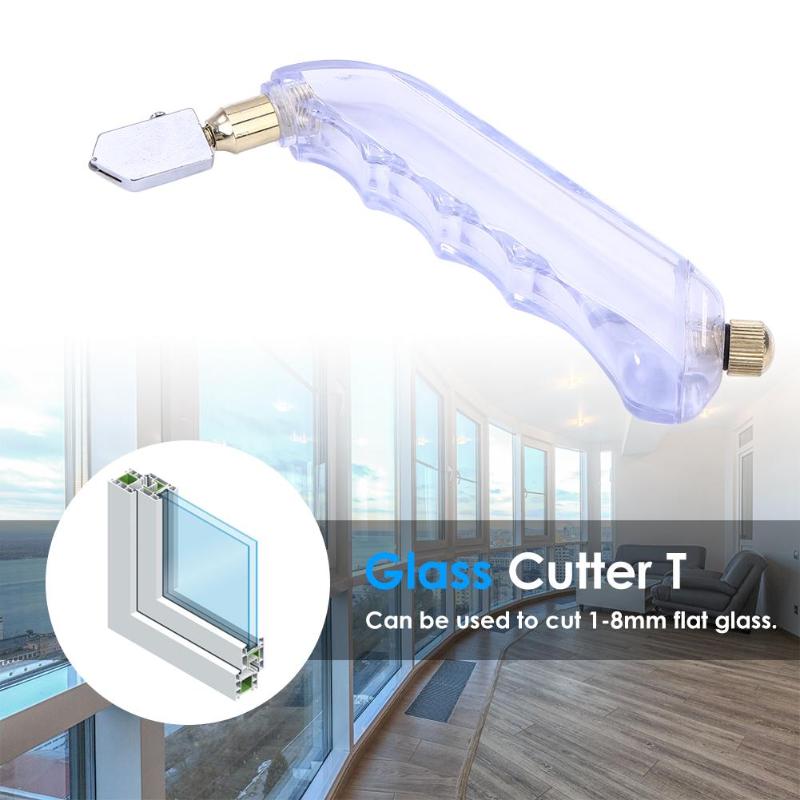 Grip 0iled Glass Cutter Tungsten Carbide Stained Tools for 1-15mm Cutting