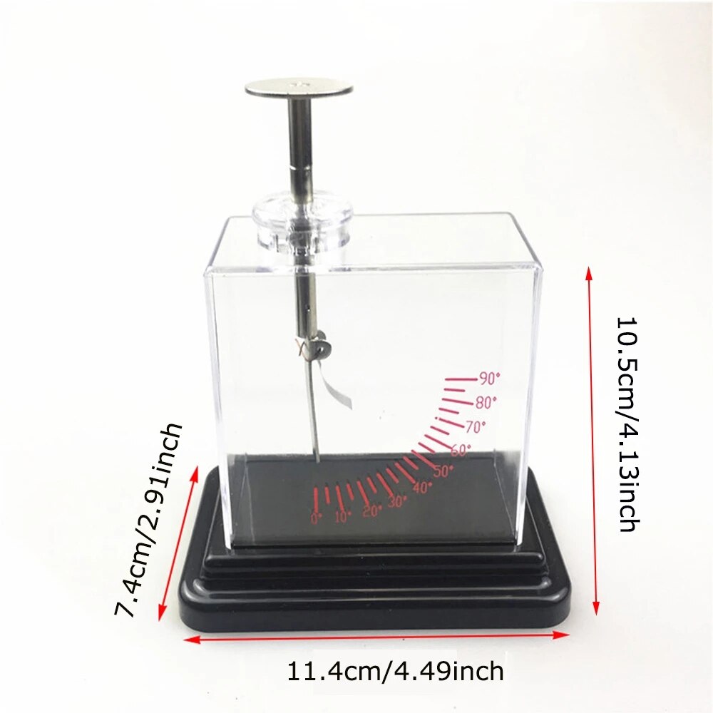 1Set (2Pcs) Platinum Foil Electroscope Set For Physics Electricity Experiment Brand RH
