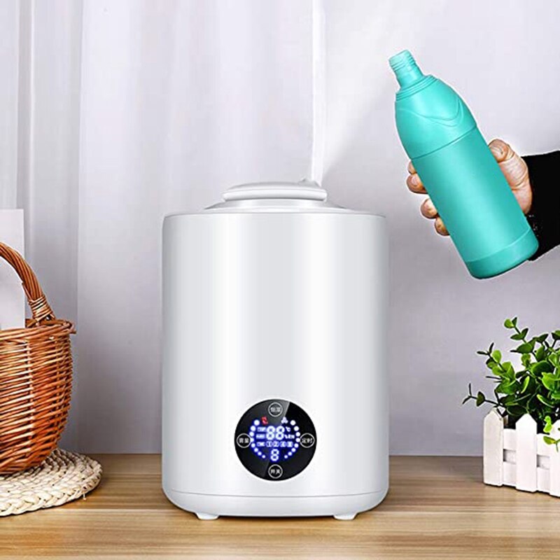 3L Ultrasonic Cool Mist Humidifier,LED Display,Hypochlorous Acid Water Humidifier Disinfectant Atomizer-US Plug