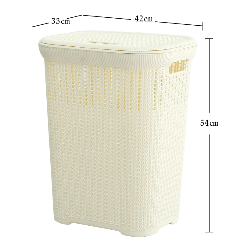 Extra large hamper plastic laundry basket laundry bucket dirty clothes tweezers rattan household bathroom dirty clothes storage
