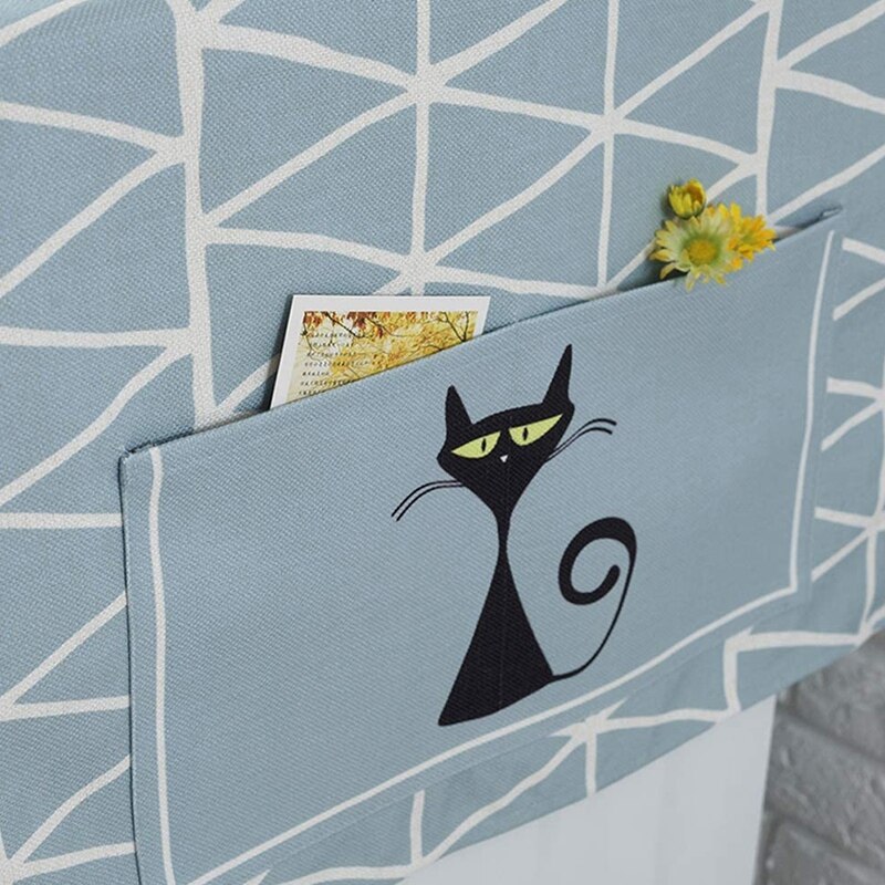 Housse pour lave-linge, housse pour lave-linge et sèche-linge, cache-poussière pour réfrigérateur, housse de Protection solaire avec sac de rangement