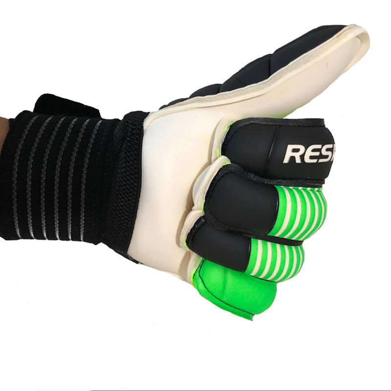 Top Latex Voetbal Doelman Handschoenen Mannelijke Voetbal Handschoenen Professionele voetbal Handschoenen Voetbal Armband