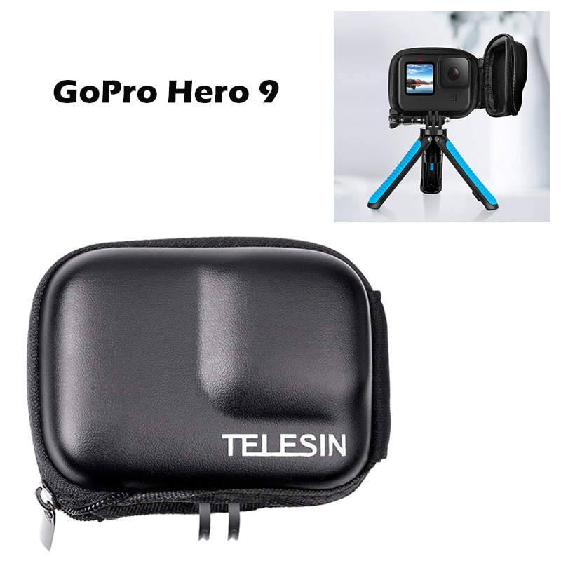 Gopro 9 Opbergtas Waterdichte Cover Shell Anti-Val Box Draagtas Met Statief Voor Gopro Hero 9 Sport camera Accessoires