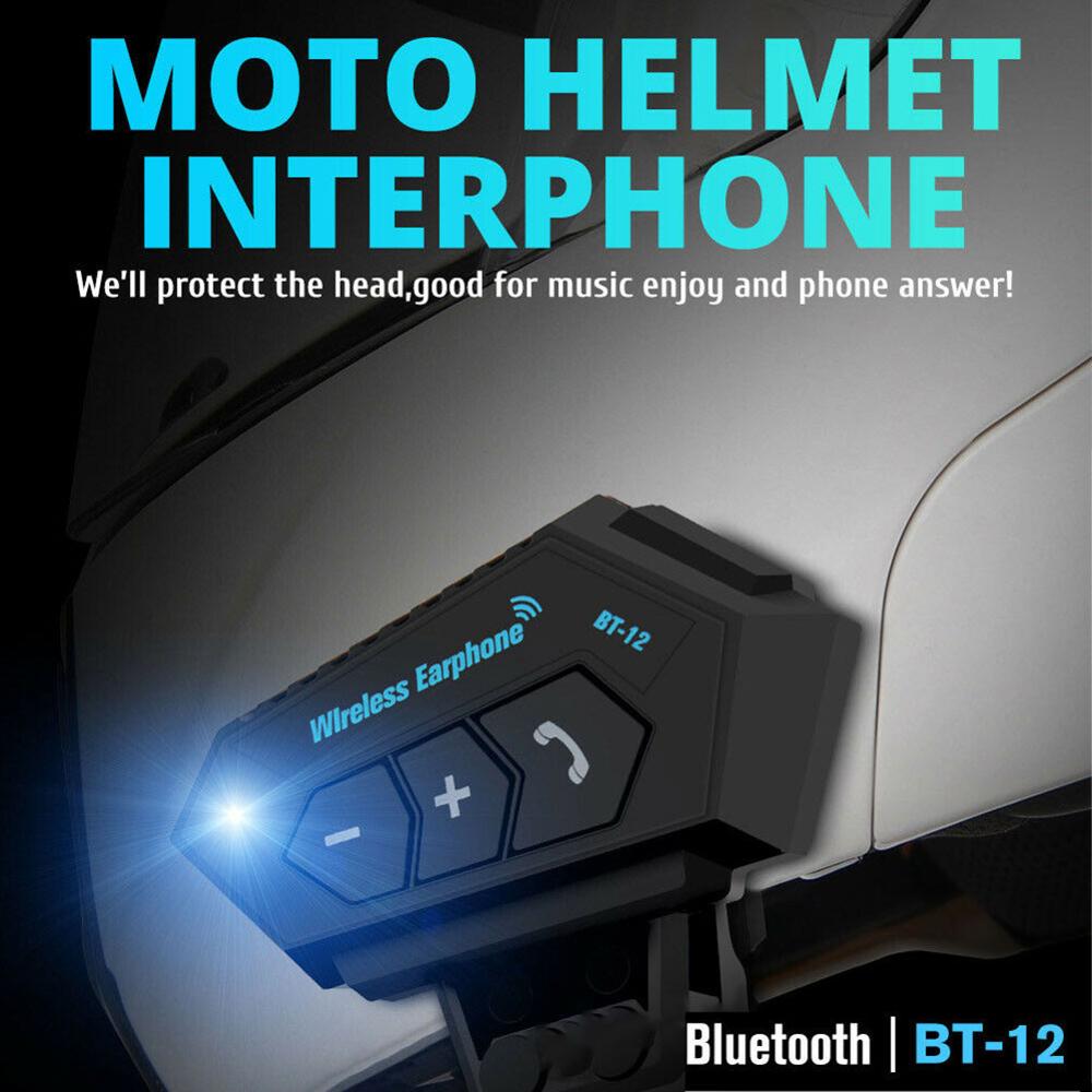 Motorfiets Intercom Multifunctionele Draadloze Bluetooth Helm Headset Met Ingebouwde Luidspreker Handsfree Bellen Oortelefoon Hoofdtelefoon