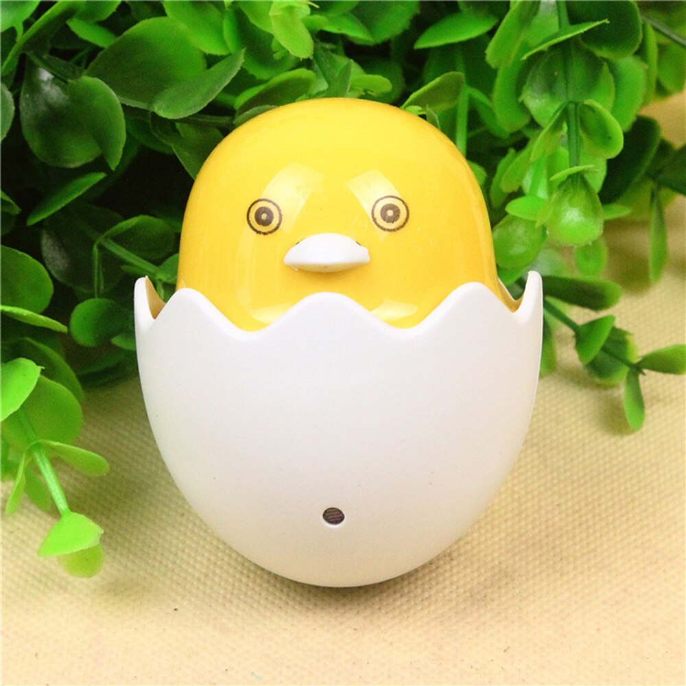 Happy Bird LED Night Light with Light Sensor Control Cute Baby Night Light Crib Side Chicken and Egg Decoration
