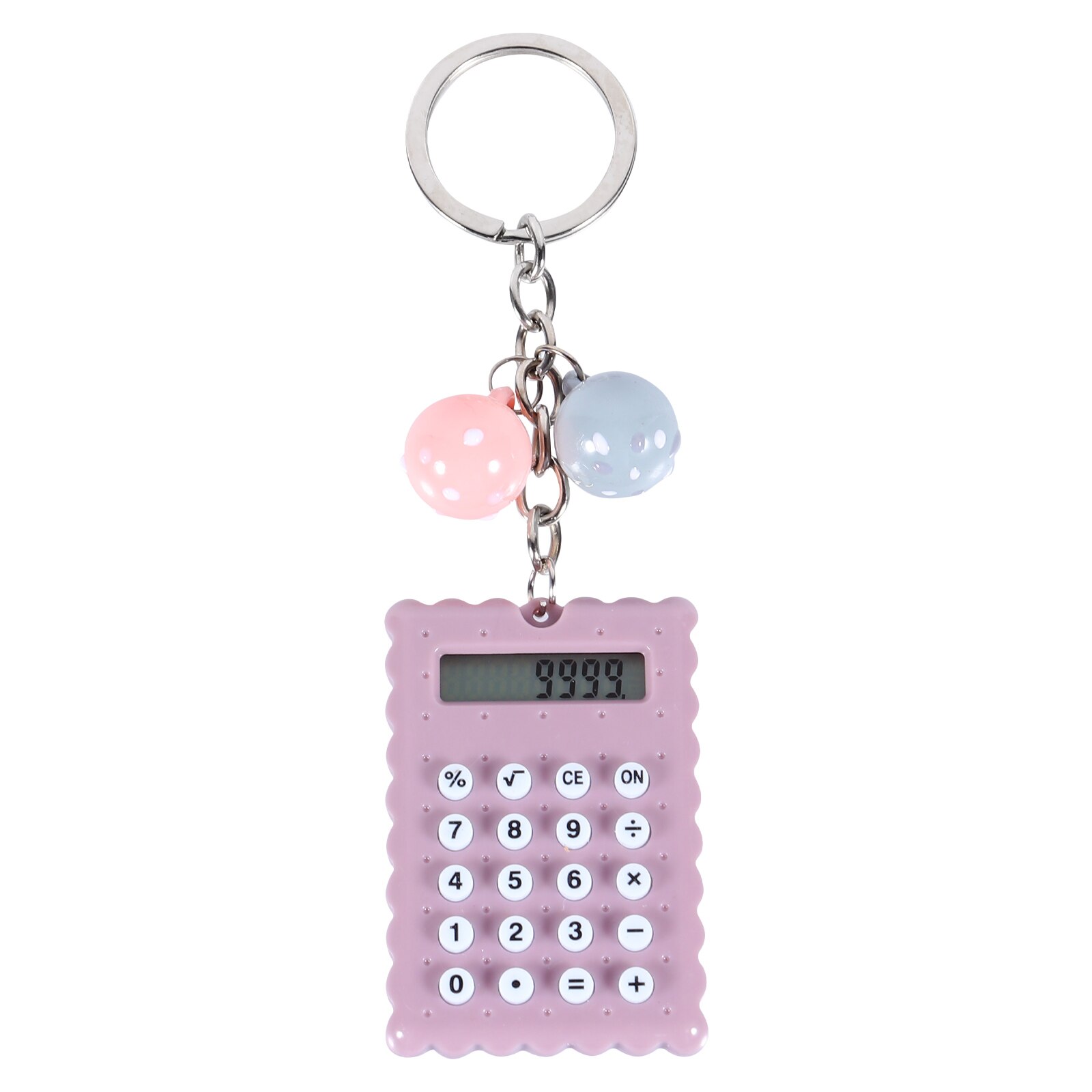 Mini Calculator 8-Digit Display Calculator Portable Pocket Calculator Stationery: Purple