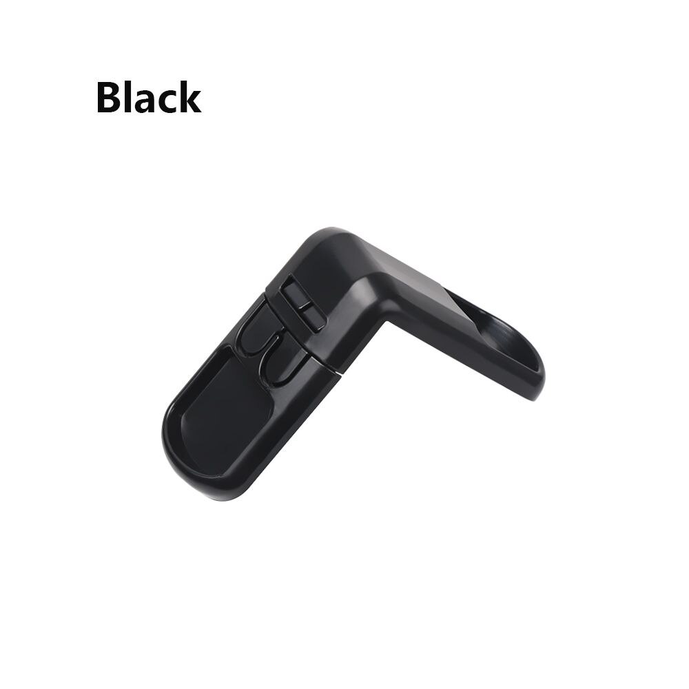 Cerradura de seguridad antiapertura para muebles de bebé, doble cierre a presión, Protector de puerta de armario, ángulo recto, 1/4 piezas: black-1pc