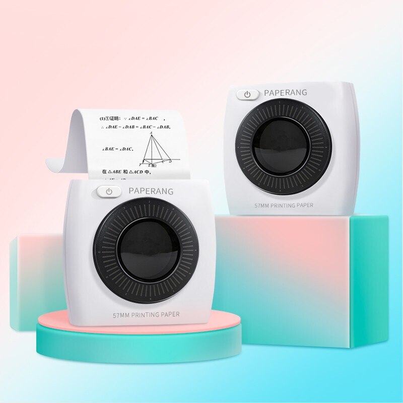 Paperang P2 Pocket Printer 300Dpi Bt Draadloze Printer Draagbare Thermische Printer Voor Foto Compatibel Met Android Ios Windows Mac