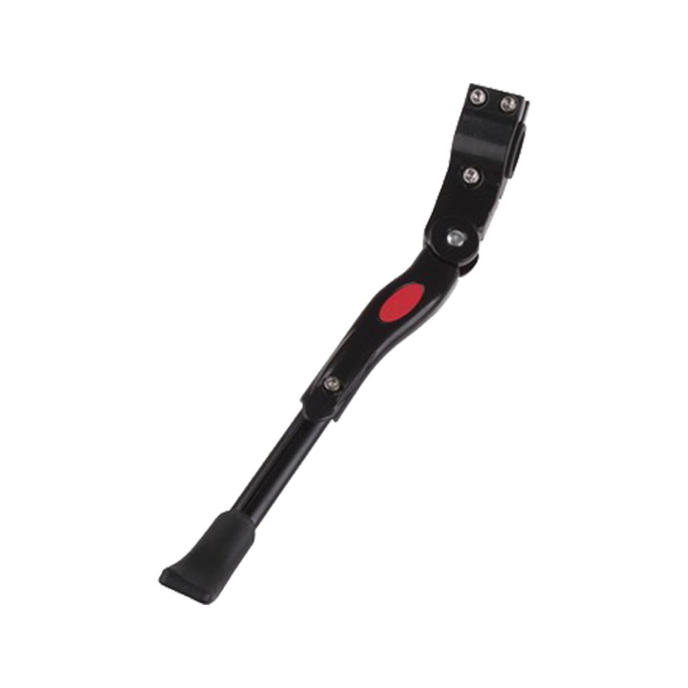 Pata de cabra ajustable para bicicleta, soporte de aleación de aluminio para bicicleta de montaña y carretera, diámetro de rueda de 16, 20, 24 y 26 pulgadas: Black