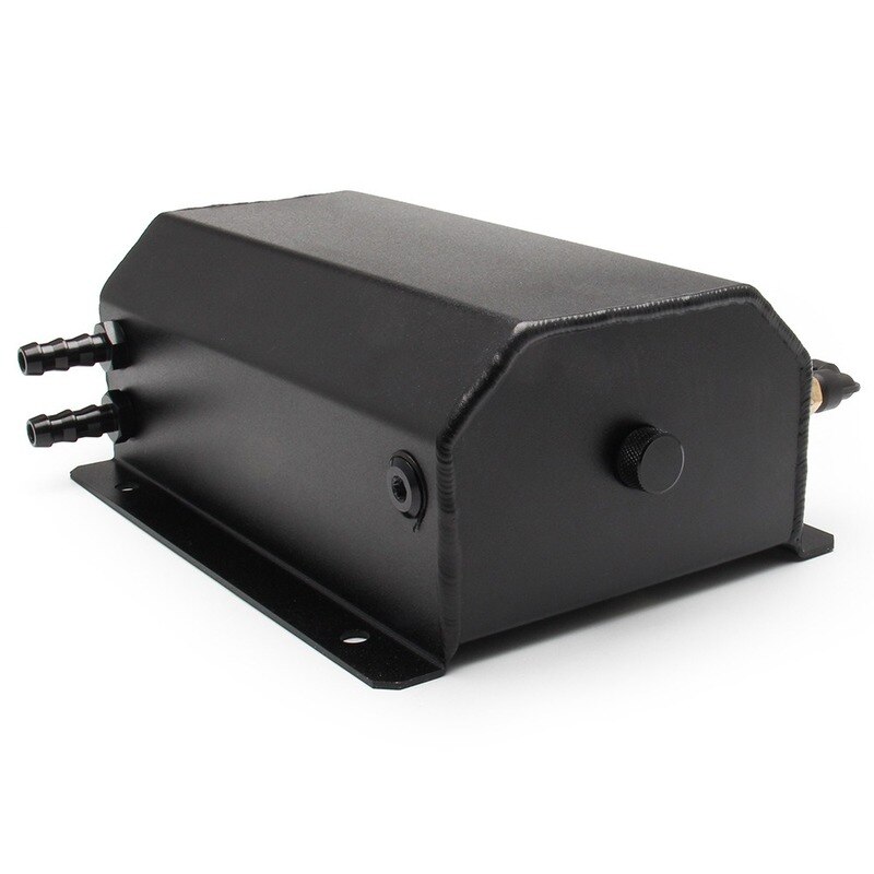 1Pc Universele Aluminium Auto 1L 2L Motorolie Vangst Kan Breather Tank Koelvloeistof Herstel Water Fles Kan Gepolijst Reservoir