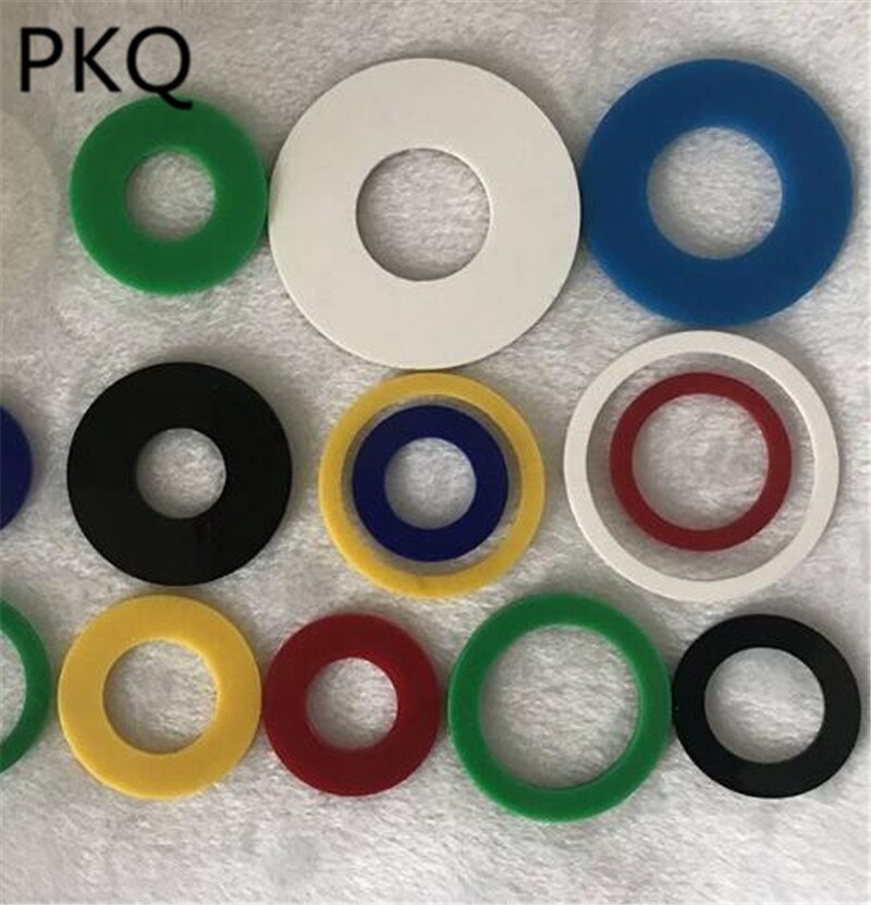 10 stk 2mm tykkelse hul rund plexiglas plastplade akrylplade organisk glas polymethylmethacrylat diameter 10cm