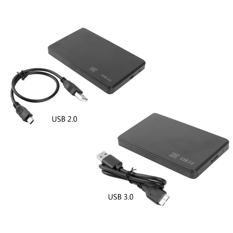 Caja de disco duro HDD SSD de 2,5 pulgadas, adaptador Sata a USB 3,0/2,0, 5 Gbps, adaptador de carcasa para sistema operativo Windows Mac Au18 21