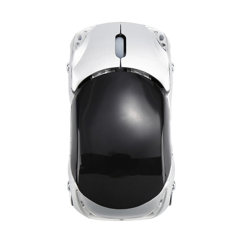 2.4Ghz Wireless Optical Mouse Car Styling Gaming Mouse With USB Bluetooth Receiver Wireless Mouse for PC Laptop Gaming Mouse: silver