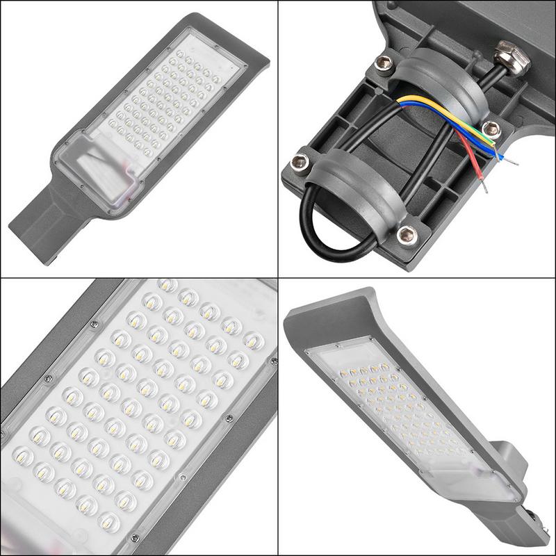 IP65 Waterdichte 30 w/50 w Led Straat Licht Lamp Hoofd Aluminium Outdoor Road Lamp AC85-265V Led Straat Flood licht Tuin Spot Lamp