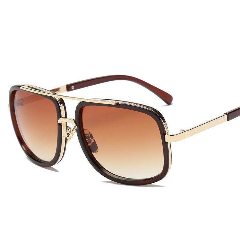 Mach One-gafas De Sol cuadradas para hombre y mujer, lentes De Sol unisex De lujosa, estilo Retro, De gran tamaño