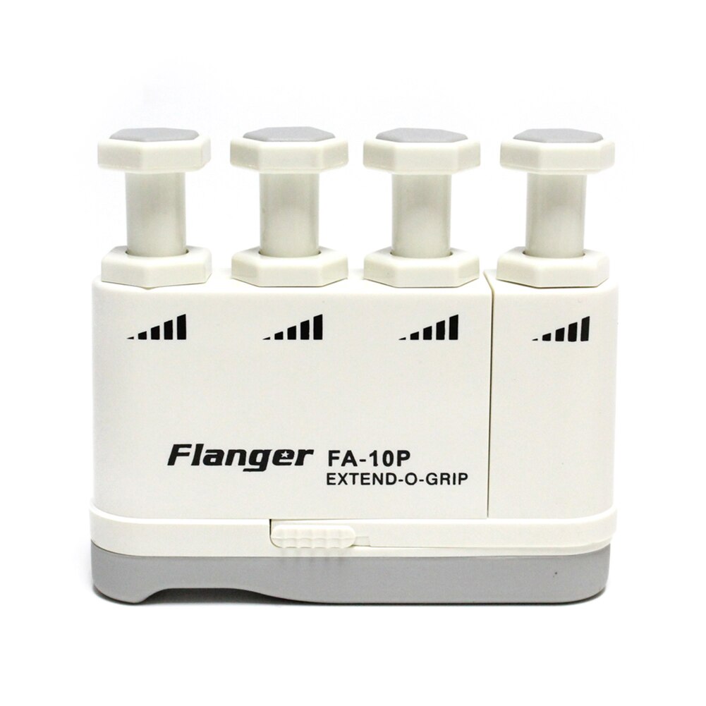 Flanger-ejercitador de dedos para Piano, corrector de dedos para guitarra con agarre de mano, sensibilidad, fuerza, potencia, herramientas de entrenamiento: Blanco