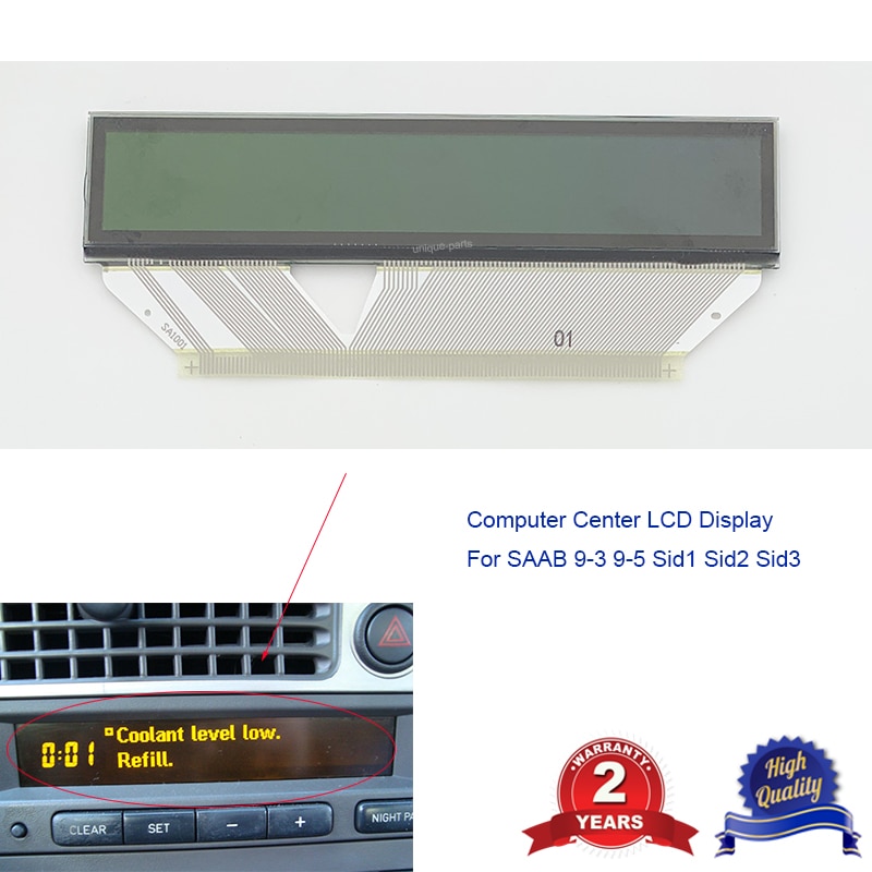 Lcd -skärm för saab 9-3 9-5 sid 1 sid 2 sid 3 datorcenter lcd pixel reparation