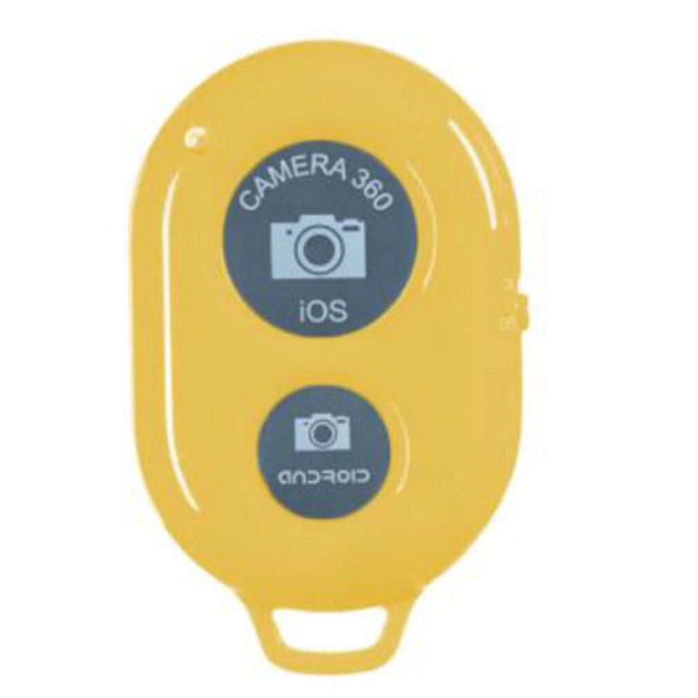 Afstandsbediening Draadloze Selfie Android Ios Systeem Mobiele Telefoon Selfie Artefact Sluiter Afstandsbediening: Yellow